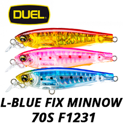 Duel L-Blue Fix Minnow 70S F1231