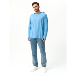 Футболка с длинным рукавом и капюшоном Extreme Fishing PSS-G303H UPF 50+ Tidal Blue р-р L