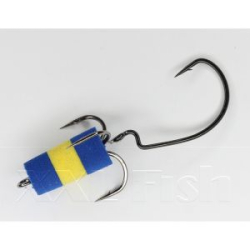 Приманка Мандула "Флажок" XXL Fish Модель 10 цв. СинеЖелтоСиний