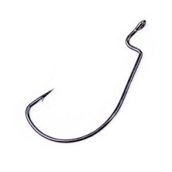 Крючки офсетные Metsui Wide Range Worm цвет bln, размер № 4, в уп. 6 шт.
