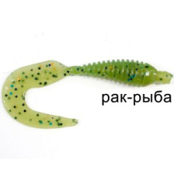 Силиконовая приманка Ojas Sorry Zander 34 Рак-рыба (color: #01, pcs: 7)