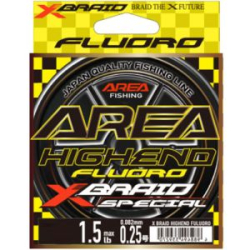 Леска YGK XBraid Highend Fluoro Area [Natural] 80yds #0.5 (2.8lb) (4582550716588)