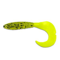 Твистер Mann's Lucky 60 цв. пр-зел с ч-зол бл и лим хв (упак 10шт) Lucky60_83