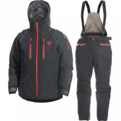 Костюм мужской демисезонный ХСН "Rambler II" -5, Hardguard, черный (красные молнии) (56-58/188)