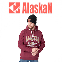 Alaskan Promo Hoodie Claret