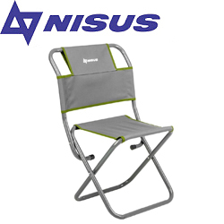 Nisus (T-N-TC-400.22s-GR) Стул туристический со спинкой