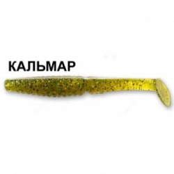 Силиконовая приманка Crazy Fish Scalp Minnow 4" 18-100-1-6 кальмар цв. olive (оливка)