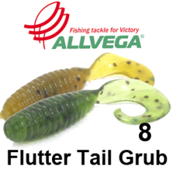 Allvega Flutter Tail Grub 8