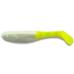 Силиконовая приманка Mann's Flipper 70 цв. белый с лимон хв, упак ( 5 шт). Flipper70_15