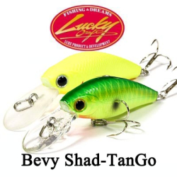 Lucky Craft Bevy Shad~TanGo~45SP