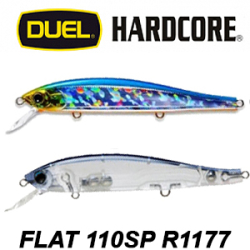 Duel Hardcore Minnow Flat 110SP R1177