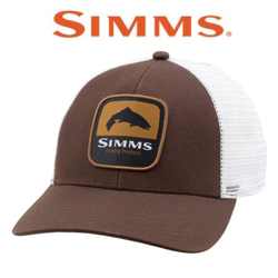 Simms Trout Patch Trucker Bark