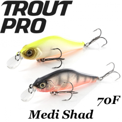 Trout Pro Medi Shad 70F