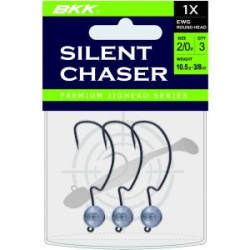 Джиг-головка BKK на офсетном крючке Silent Chaser - 1X - EWG Round Head, #1, 1/16oz 1.75g (5шт)