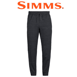 Simms Challenger Sweatpants, Black Heather