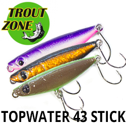 Trout Zone TopWater 43 Stick - Sinking (3.2g)