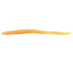 Мягкая приманка Berkley PowerBait Power Floating Trout Worm 3" цв. Orange Peel