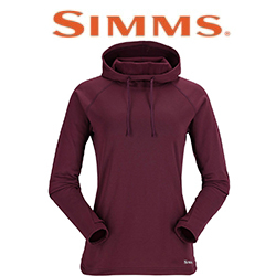 Simms Women's Heavyweight Baselayer Hoody, Mulberry