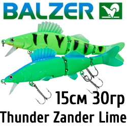 Balzer Thunder Zander Lime 15см 30гр. Floating