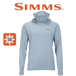 Simms SolarFlex Guide Cooling Hoody, Steel Blue