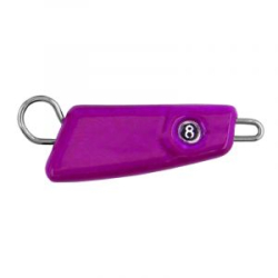 Мормыш Груз крашеный разборная чебурашка "ПРОХОДИМЕЦ" 8 гр., цвет 06-фиолетовый флуоресцентный