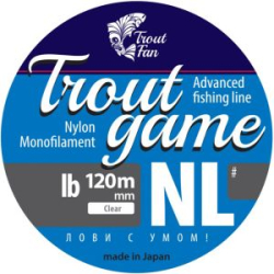 Леска Trout Fan Trout GAME Nylon 120м, 5lb, 0,185мм