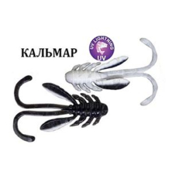 Силиконовая приманка Crazy Fish Allure 2" 47-52-28d-6 кальмар цв. yin yang (инь янь)