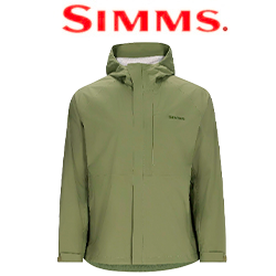 Simms Waypoints Rain Jacket, Dark Clover