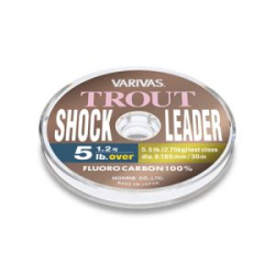 Леска флюорокарбоновая Varivas Trout Shock Leader Fluoro Carbon 30m 2.5