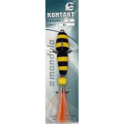 Приманка Мандула Контакт L, цвет 02 ч-ж-ч