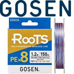 Gosen Roots PEx8 5colors 150m