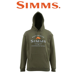 Simms Badge of Authenticity Hoody Olive