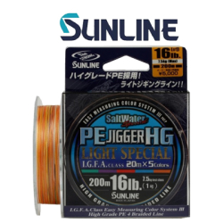 Sunline Saltwater Special PE Jigger 8HG 200m