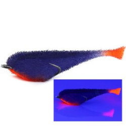 Мормыш Классическая Поролоновая рыбка с открытым двойником 10 см, цв. 40 - крючок № 1