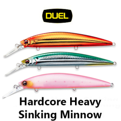 Duel Hardcore Heavy Sinking Minnow 90S F974 