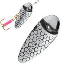 Блесна вращающаяся Mikado Trout №3 - серебро/00