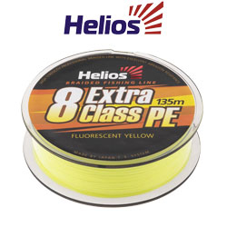 Helios Extra Class 8 PE Braid Fluorescent Yellow 135m