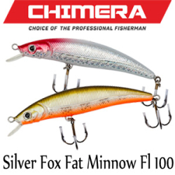 Chimera Silver Fox Fat Minnow Fl 100mm/13g