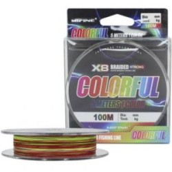 Леска плетёная Mifine Colorful X8 100m 50013-30