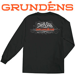 Grundens Dark Seas X Grundens Historic T-Shirt, Black