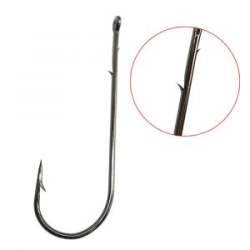 Крючок Koi Round Bend Worm, размер 2/0 (INT), цвет BN, (10 шт.)