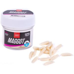 Насадки искусст. съедоб. Lucky John Pro Series Maggot опарыш 12мм 30шт.