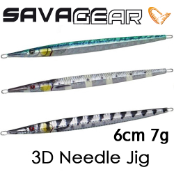 Savage Gear 3D Needle Jig 6cm 7g Sinking