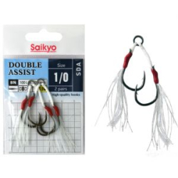 Крючки Saikyo Double Assist SDA №1/0 (2 пары)