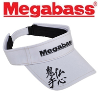 Megabass Sun Visor White/Black