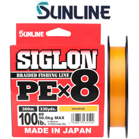 Sunline Siglon PEx8 Orange 300m