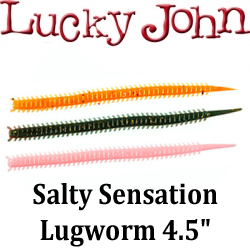 Lucky John Salty Sensation Lugworm 4.5"