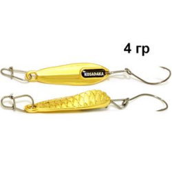 Блесна Kosadaka XTR-2, 32мм, 4г., Gold (2шт) XTR-2-4G