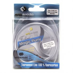 Леска флюорокарбон Shii Saido Magic Flurry, L-30 м, d-0,135 мм, test-1,29 кг, прозрачная