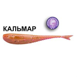 Силиконовая приманка Crazy Fish Glider 3.5" 36-90-12-6 кальмар цв. ultraviolet (ультрафиолет)